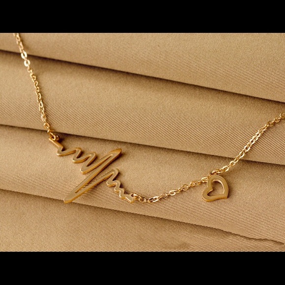 Gold Necklace 18k Rose Gold Pendants-Clavicle - Picture 2 of 4